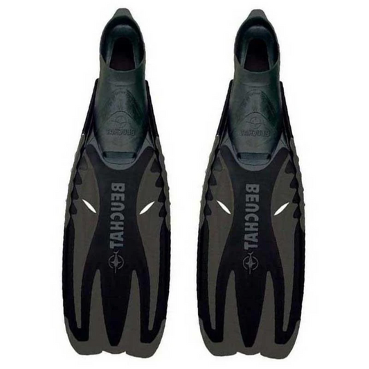 BEUCHAT POWERJET FULL FOOT FINS BLACK