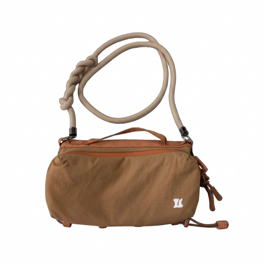 LC Outdoor Sports Multi Layered Small Square Bag Nylon, Breathable, Waterproof, Lightweight, Water Bottle Carrier, Versatile Crossbody Bag for Men & Women