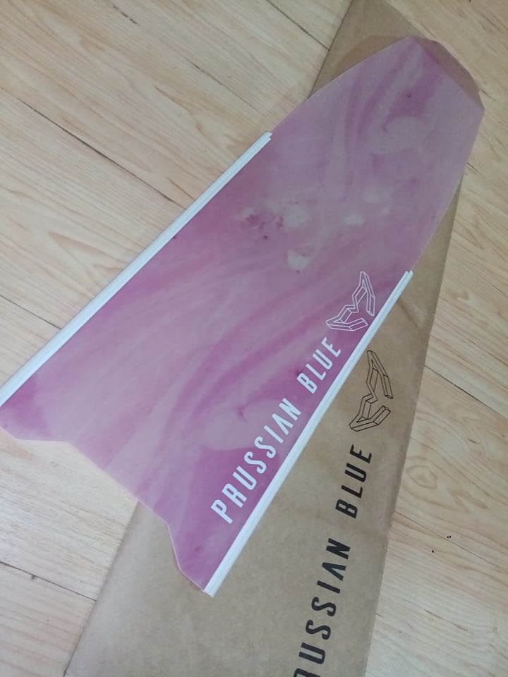 PRUSSIAN BLUE FIBERGLASS FIN BLADE