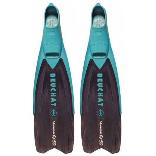 BEUCHAT MUNDIAL ONE-50 SEMI LONG FINS BLUE