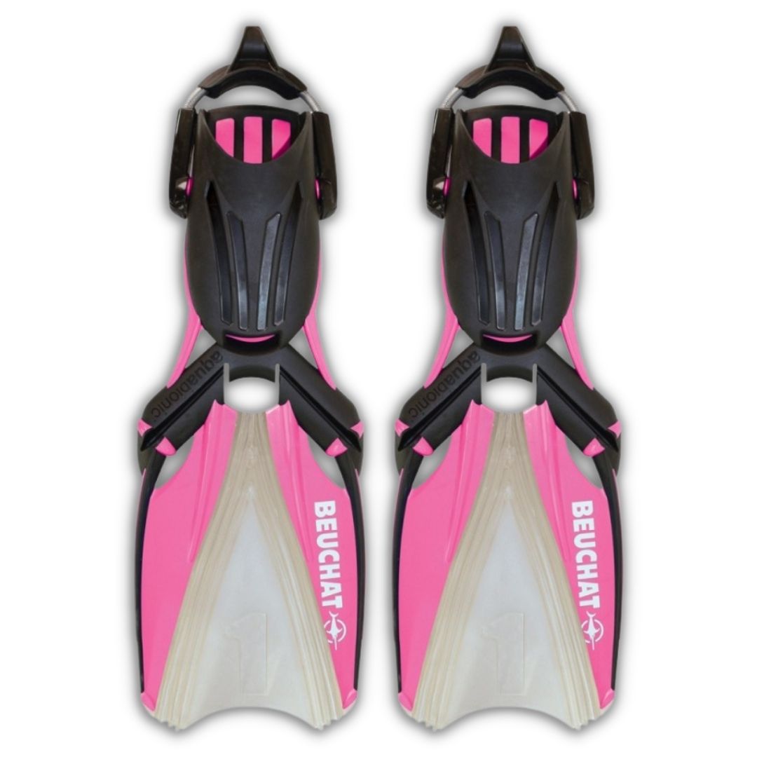BEUCHAT AQUABIONIC FINS PINK SMALL/MEDIUM