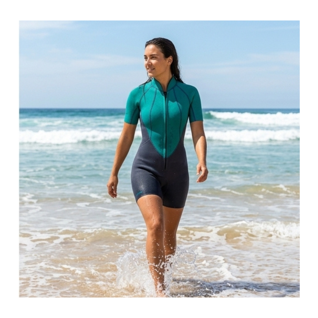 BEUCHAT FRONT ZIP ATOLL SHORTY LADY