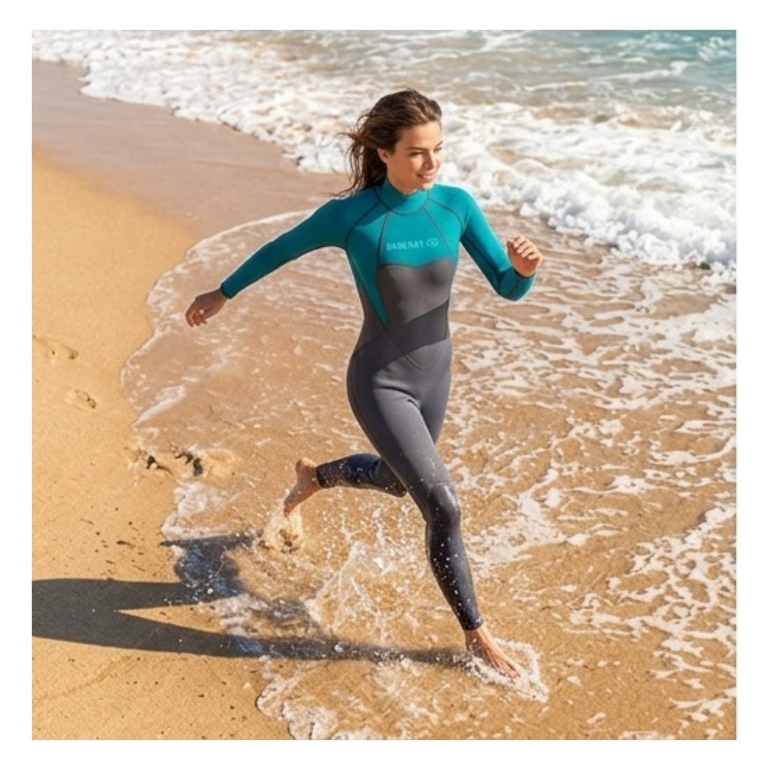 BEUCHAT OVERALL ATOLL BACK ZIP 2MM WETSUIT