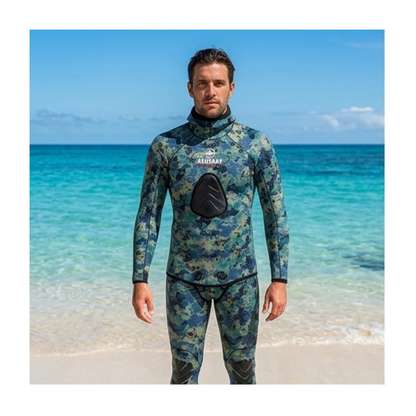 BEUCHAT MUNDIAL PACIFIC 2.5MM CAMO GREEN XS