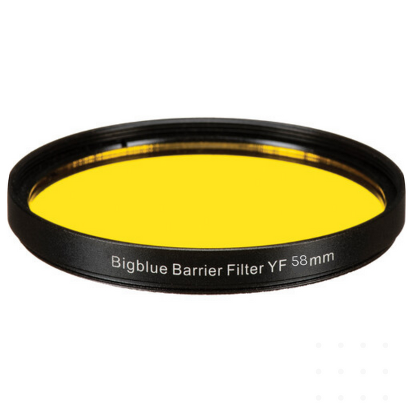 BIGBLUE YF-58MM FLOURODIVING YELLOW CAMERA FILTER