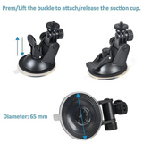RL-GP61 SUCTION CUP FOR GOPRO CAR MOUNT GLASS MONOPOD HOLDER
