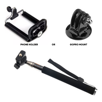 RL-GP55 EXTENDEBLE HANDHELD MONOPOD POLE WITH PHONE HOLDER SELF PORTRAIT