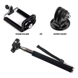 RL-GP55 EXTENDEBLE HANDHELD MONOPOD POLE WITH PHONE HOLDER SELF PORTRAIT