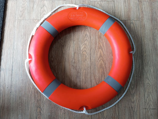REFLECTIVE RING BUOY RESCUE CAN (PRE-ORDER)