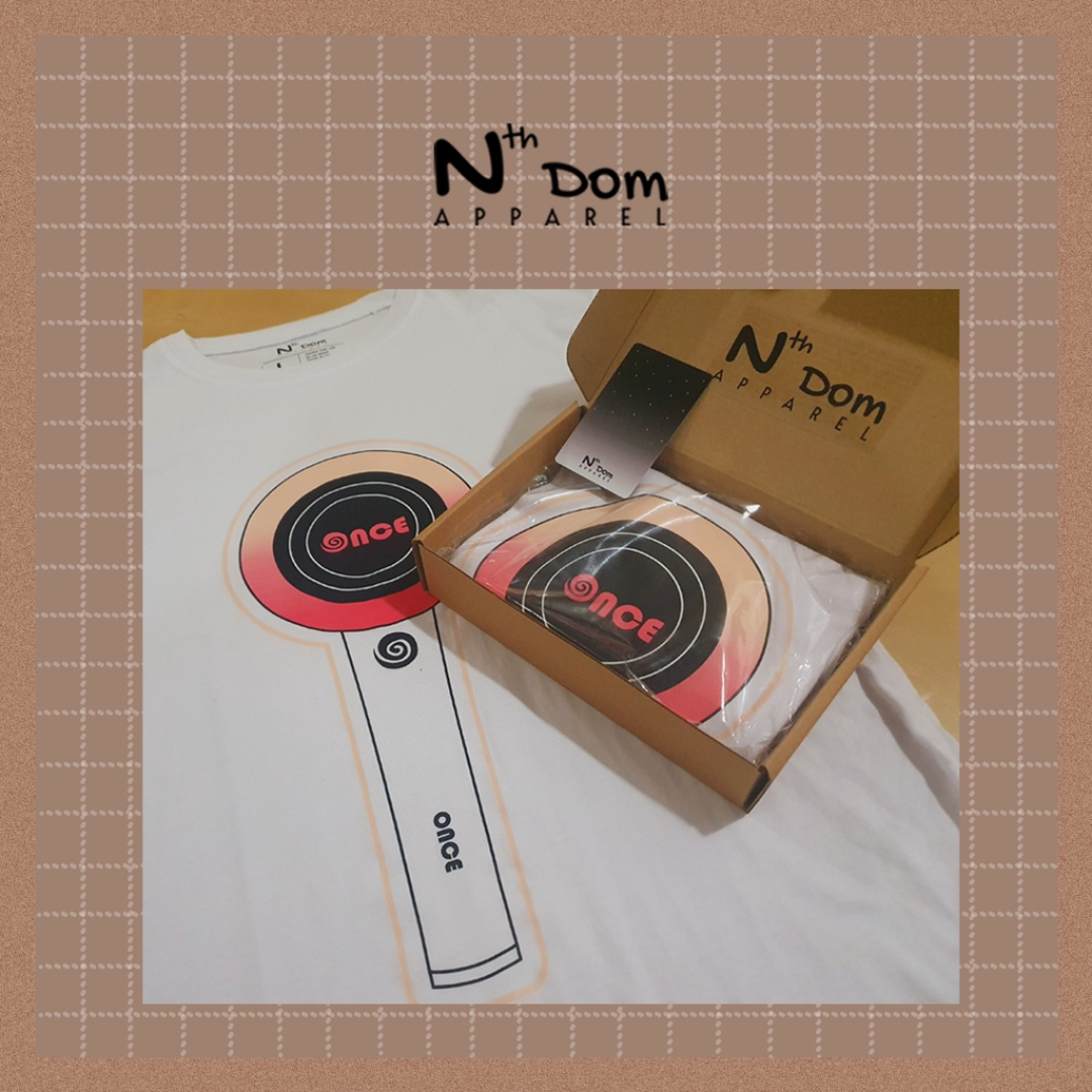 NthDOM APPAREL Kpop ONCE Fandom Lightstick Shirt