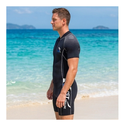 IST WSS0150 5MM MEN'S FRONT ZIP SHORTY