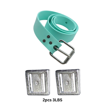 DP SILICONE WEIGHT BELT + 6LBS LEAD WEIGHTS