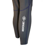 BEUCHAT ATOLL BACKZIP MAN 2MM WETSUIT LARGE