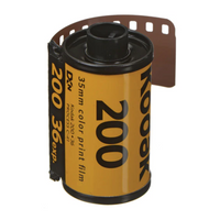 Kodak GOLD 200 Color Negative Film (35mm Roll Film, 36 Exposures)