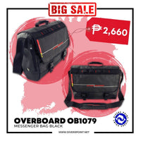 OVERBOARD OB1079 MESSENGER BAG BLACK