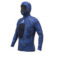 IST VSH100-10 BLUE CAMOUFLADGE HOODED SUITS