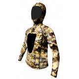 IST IST VSH100-10 YELLOW CAMOUFLADGE HOODED SUITS