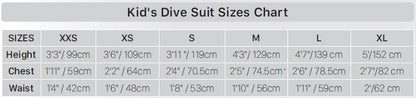 IST PG-WSK-80 PURIGUARD 3MM KID'S JUMPSUIT WITH SUPER STRETCH PANELS