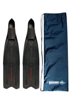 BEUCHAT MUNDIAL ONE LONG FINS WITH DRAWSTRING BAG