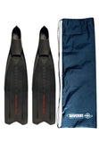 BEUCHAT MUNDIAL ONE LONG FINS WITH DRAWSTRING BAG