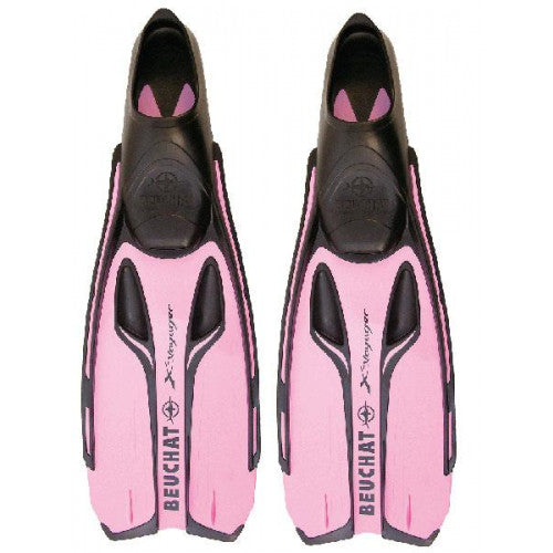 BEUCHAT X VOYAGER SHORT FINS PINK