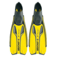 BEUCHAT X VOYAGER SHORT FINS YELLOW