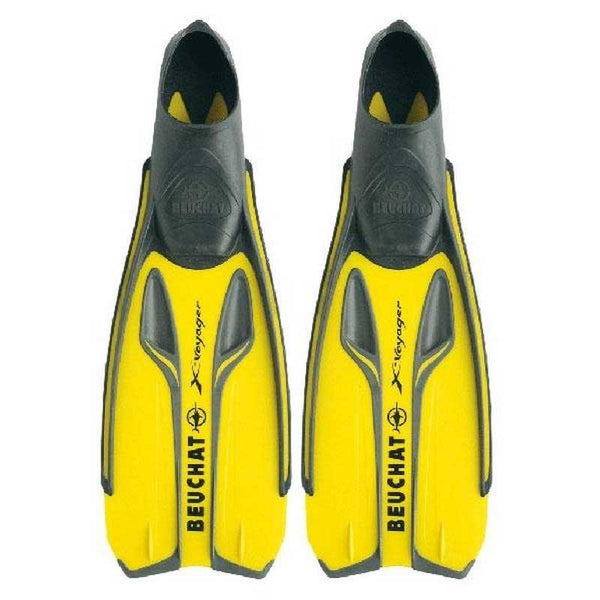 BEUCHAT X VOYAGER SHORT FINS YELLOW