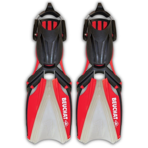 BEUCHAT AQUABIONIC FINS RED