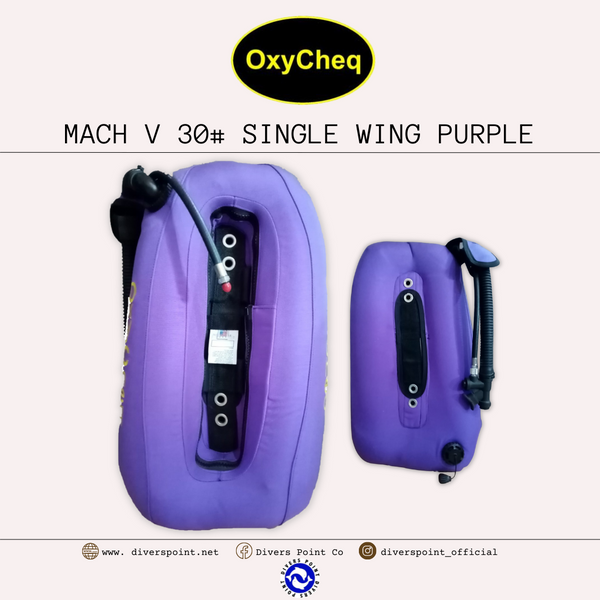 OXYCHEQ MACH V 30# WING PURPLE