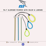 IST TA-7 ALUMINUM POINTER WITH RULER & LANYARD