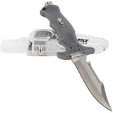 IST K10 DUAL EDGE POINTED TIP DIVE KNIFE