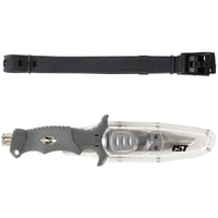 IST K10 DUAL EDGE POINTED TIP DIVE KNIFE