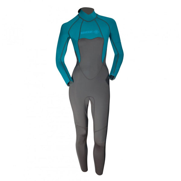 BEUCHAT OVERALL ATOLL BACK ZIP 2MM WETSUIT