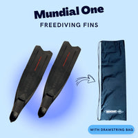 BEUCHAT MUNDIAL ONE LONG FINS WITH DRAWSTRING BAG